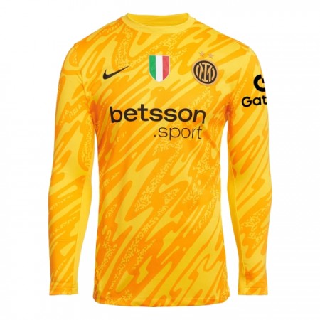 Inter Milan Fotbollströjor Målvakt 2024-25 Gul Långärmad